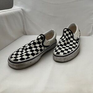 Vans Classic Slip-On Checkerboard Shoe